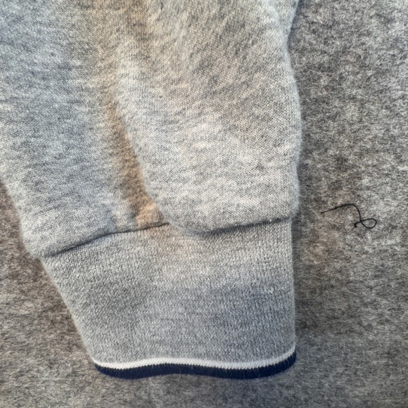 Fila Mens Crewneck Sweatshirt Heather Grey Embroidered Logo XL Pullover - Picture 3 of 9